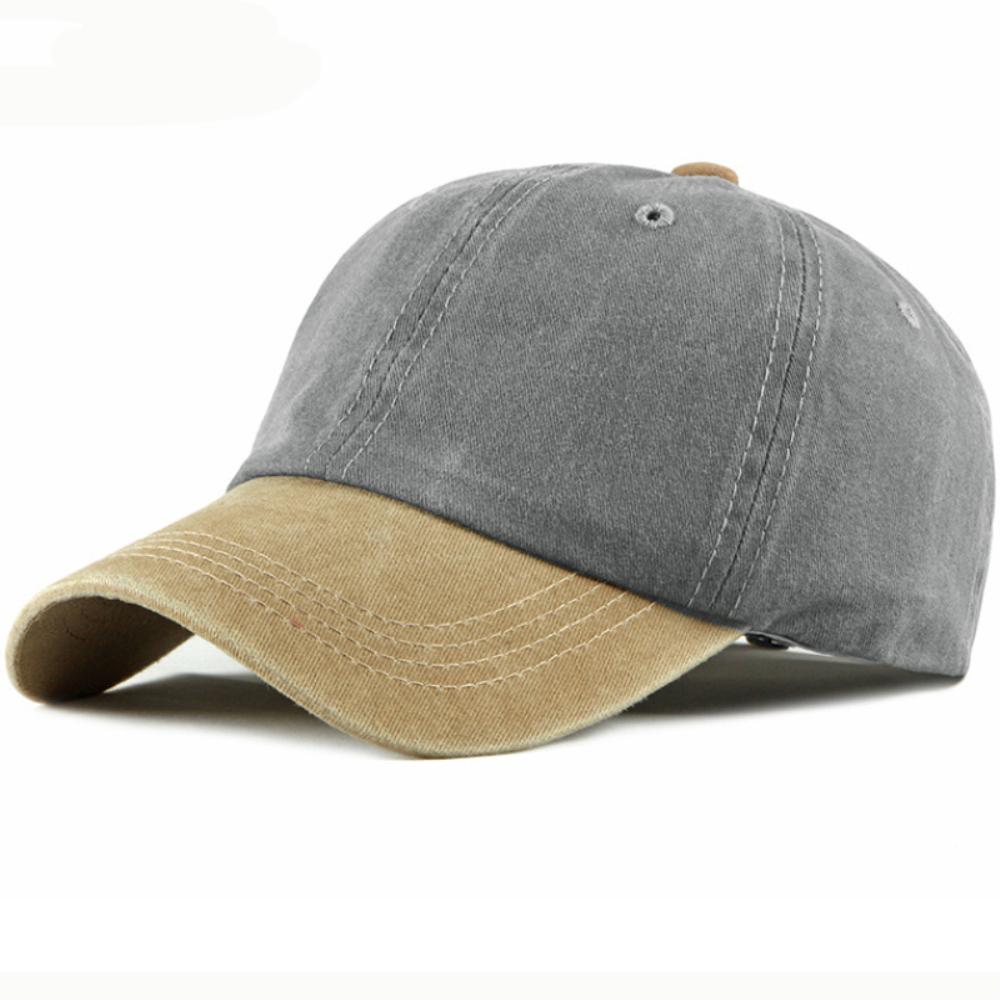 HT4758 Classic Baseball Cap Male Female Hip Hop Cap Men Women All Seasons Patchwork Baseball Hat 6 Panels Cotton Snapback Cap