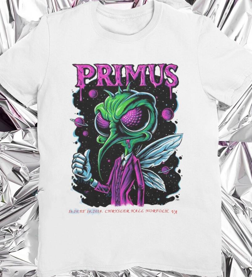 Rare Primus Band Tour May 18.2018 in Chrysler T-shirt unisex TU198 Unisex T-Shirt S