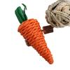 Grinding Natural Guinea Pigs Bunny Cage Accessories Molar Rattan Ring Buuny Chew Toy Rabbit Treats