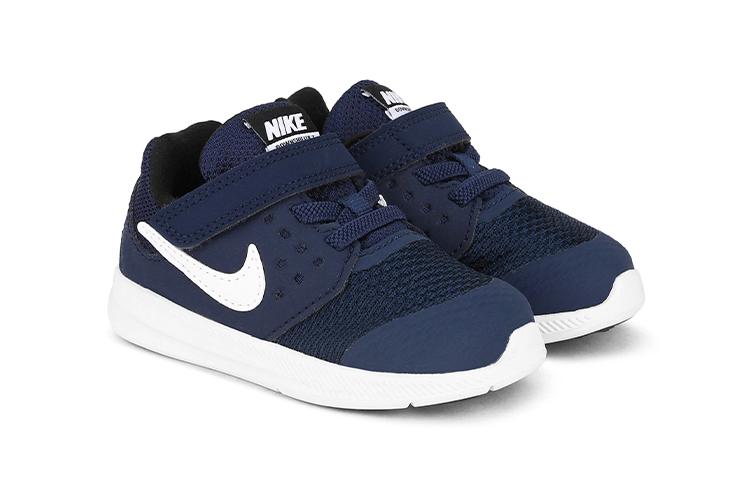 Nike Downshifter 7 Casual Slip Resistant Cushioning Breathable Low Top Running Shoes Dark Blue Infant And Toddler 869974-400