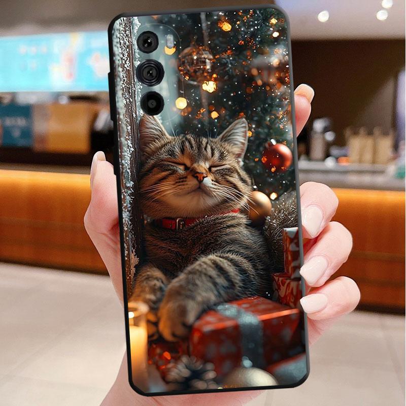 Christmas Art Phone Case For Motorola Edge 50 40 Pro 60 50 40 30 Ultra Neo Fusion Moto G Play G Stylus G Power G