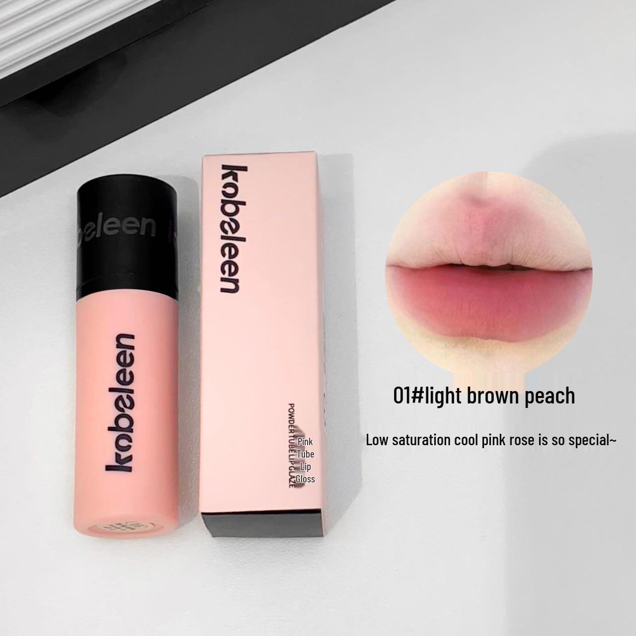 

Kobeleen Корейский матовый блеск для губ - Романтическая весенняя помада с натуральным осветляющим финишем 2g