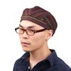 Kitchen Cooking Round Cotton Mesh Patchwork Work Wear Hats Berets Waiter Caps