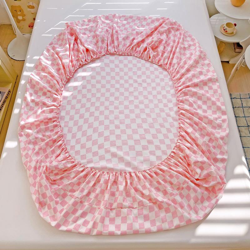 High Quality Printed Fitted Sheet Single Double Queen Size Mattress Cover with Elastic Band Bedsheet Soft Comfortable Fitsheet