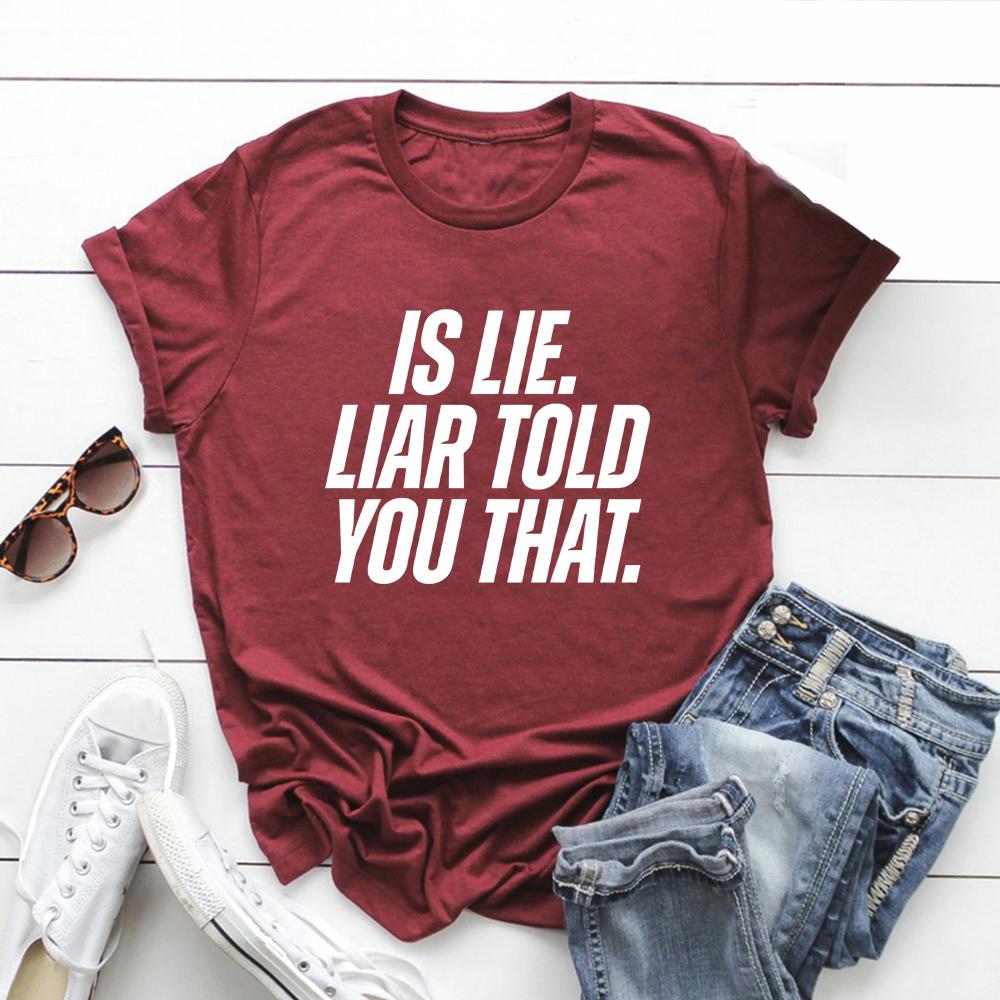 Is Lie Liar Told You That Connor Storrie Heated Rivalry Inspired Shirt Ilya and Shane Womens T-Shirt Casual Graphic T Shirts