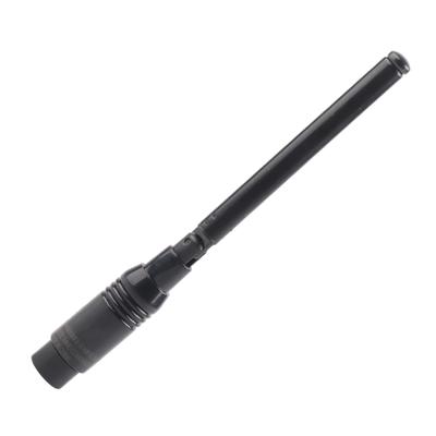 VHF UHF SMA Male Telescopic Dual Band Antenna For Kenwood Baofeng UV5X UV6R Radios