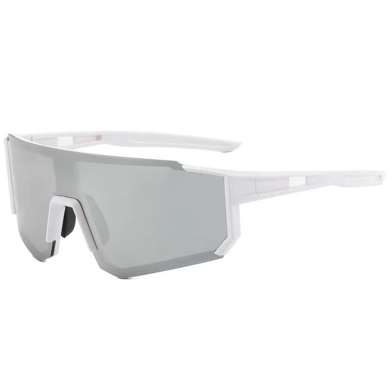 UV400 Men s Outdoor Riding Sunglasses Windproof Goggles for Skiing Mountaineering Running Cycling Sports as picture