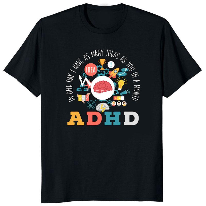 ADHD Brain Idea T-shirt L