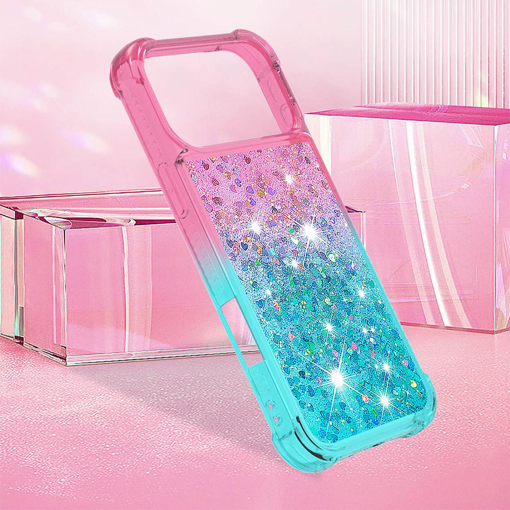 Luxury Shockproof Bling Glitter Phone Case For iPhone 13 Pro Max 12 Mini 11 X 10 XS 8 7 6 6S Dynamic Quicksand Bumper Back Cover
