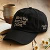Unisex This Is The Turning Printed Baseball Cap Freedom Vintage Retro Print Hat Adjustable Men Women Hat