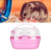 Hamster Carry Case Cage Portable Lightweight Small Animal Carry Case for Outdoor Travel Pink