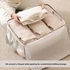Transparent Clothes Storage Bag With Reinforced Handles For Bedroom Organization And Moving