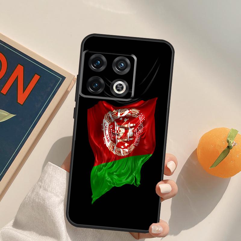 Flag of Afghanistan Case For OnePlus 13T 10T 10R 12R 13R 15 13 12 11 10 9 Pro Nord CE 5 2 3 4 Lite N20 N30 Cover