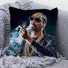 Famous Hip-Hop Rapper S-Snoop D-Dogg Pillow Anime Pillow Sofa Bed Head Pillow Cover Cushion Cover 45X45 Cm Fashion