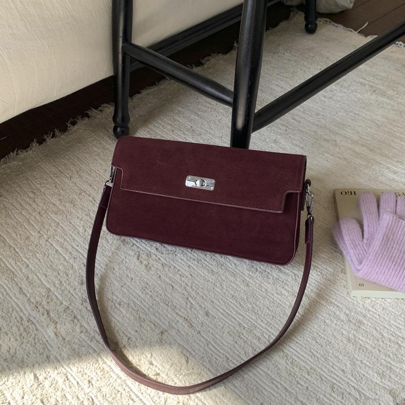 Premium sense bag women's 2025 new trendy niche armpit bag going out to work commuting single shoulder crossbody small square bag