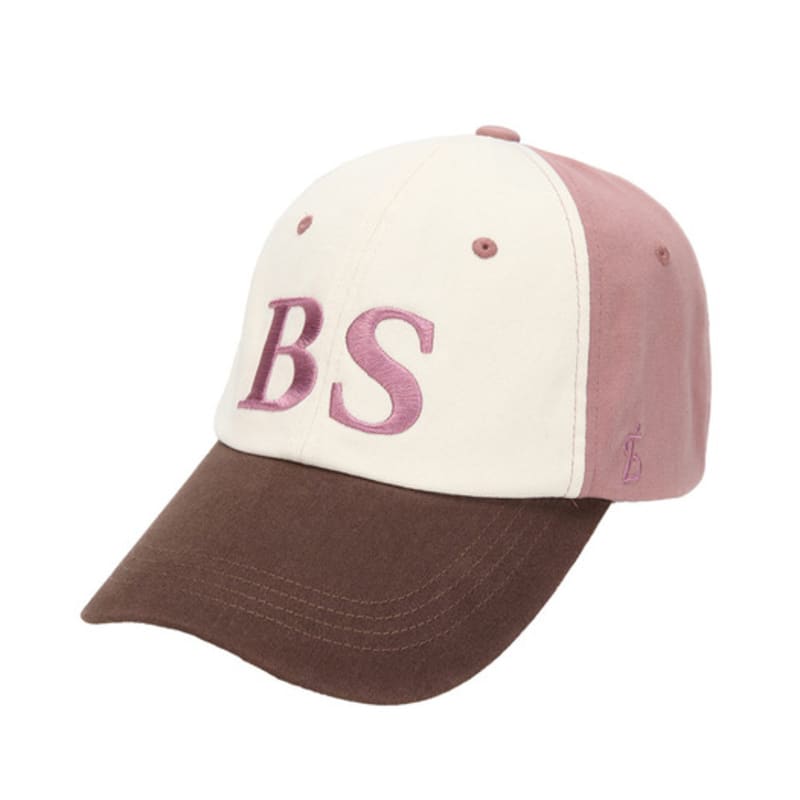 BLACK SANDS BS Logo Embroidered Two-Color Ball Cap (5 colors)