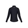 Under Armour Stand Collar Casual Running Sports Long Sleeve Sweatshirt Women Tops Black 1326512-001
