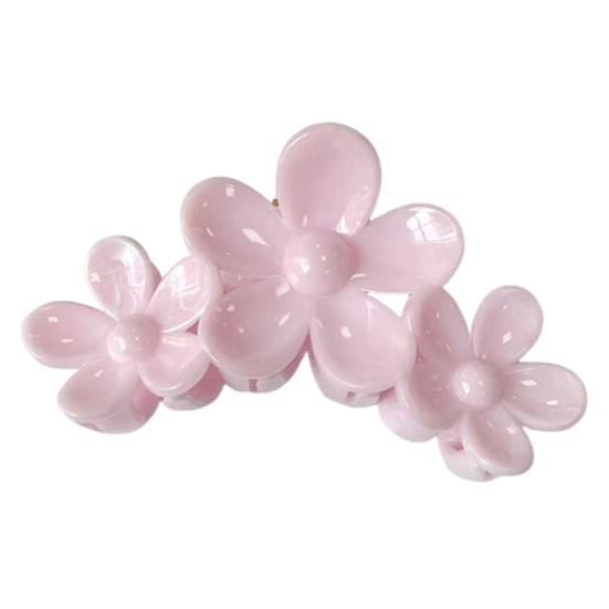 

Hair Claw Three-Dimensional Flower Design Large Shark Clip Buns Half-Tied Hair Back Head Hair Claw Commuting Hair Accessories