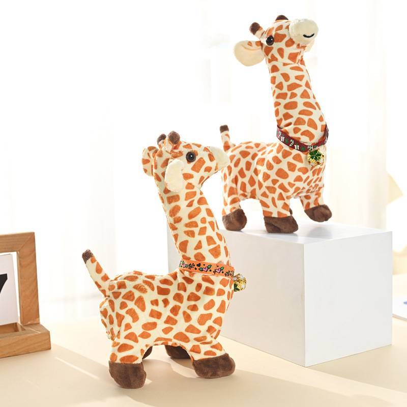 Electronic Giraffe Toy With Touch Sensors For Sensory Development And Parentchild Play