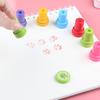 10 Pcs/ Pack Rubber Stamps Set Cute Self Inking Vegetables and Fruit Stamp Toys for Scrapbooking