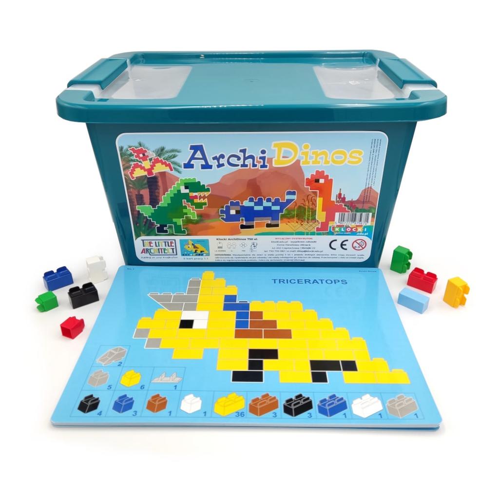 Little Architect - Archidinos 750 El. - Klocki Edukacyjne