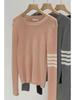 2024 Women's High-End Striped Wool Sweater for Early Autumn