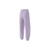 Li Ning Fitness Series Casual Versatile Ice Silk Cool Dry Comfortable Solid Color Tapered Knitted Sports Pants Women pants Smoky-Purple AKLU698-5