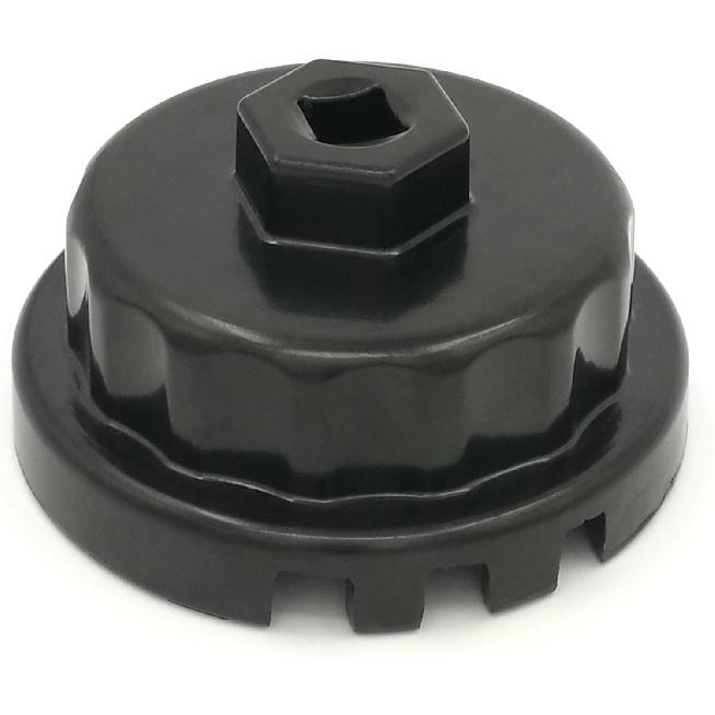 Cup Wrench for Removing Oil Filter Caps, 64mm Flute, Fits 2.5L to 5.7L Engines,