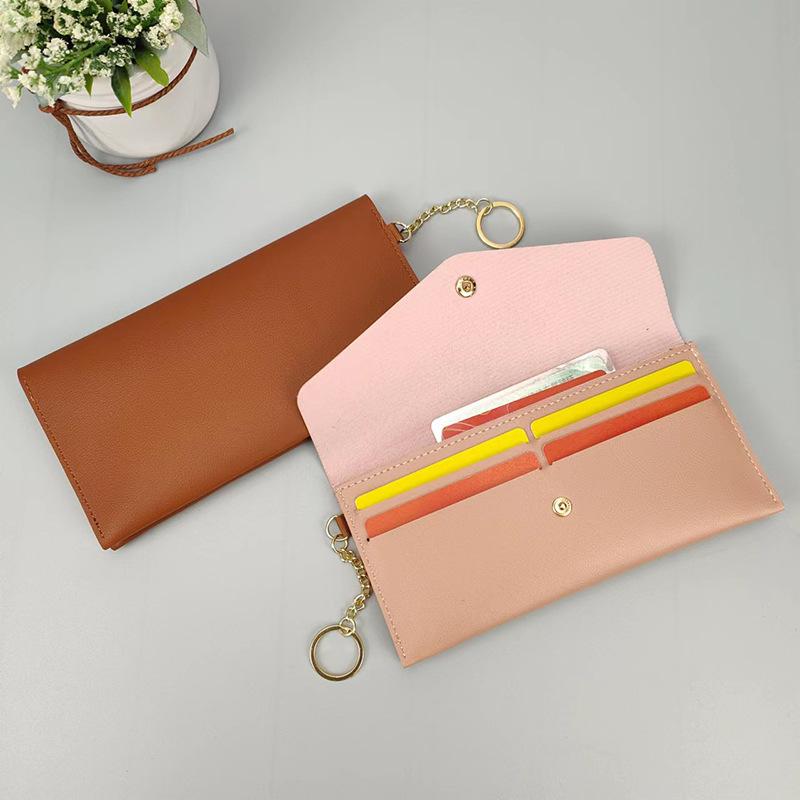 Women's Ultra-Thin Portable Long Wallet - Clutch Purse, Coin Pouch & Card Holder
