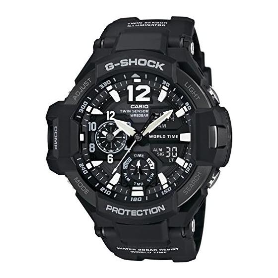 [Casio] Часы G-Shock [Оригинальный отечественный продукт] GRAVITYMASTER GA-1100-1AJF мужские черные
