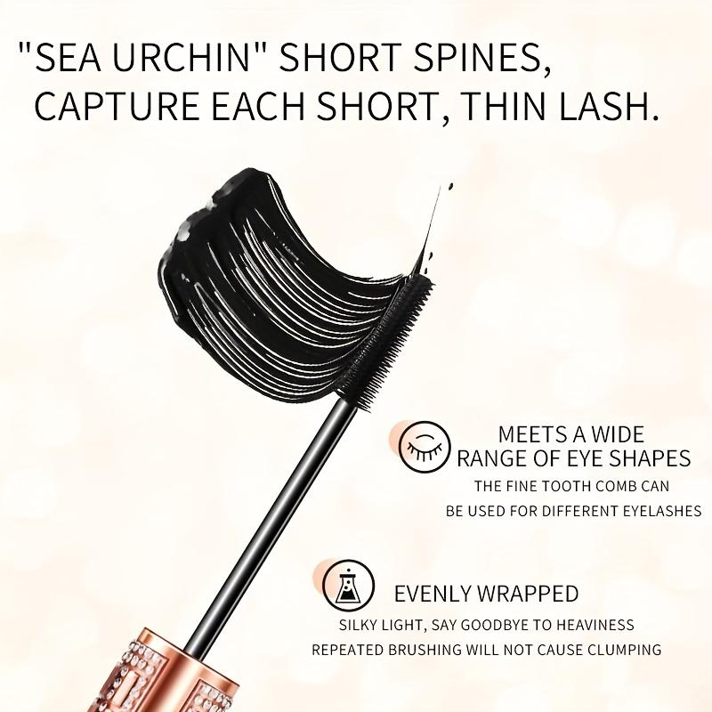 Mascara allongeant luxueux Formule longue tenue et imperméable Mascara noir Sans grumeaux Volumisant Recourbant Cils Maquillage des yeux