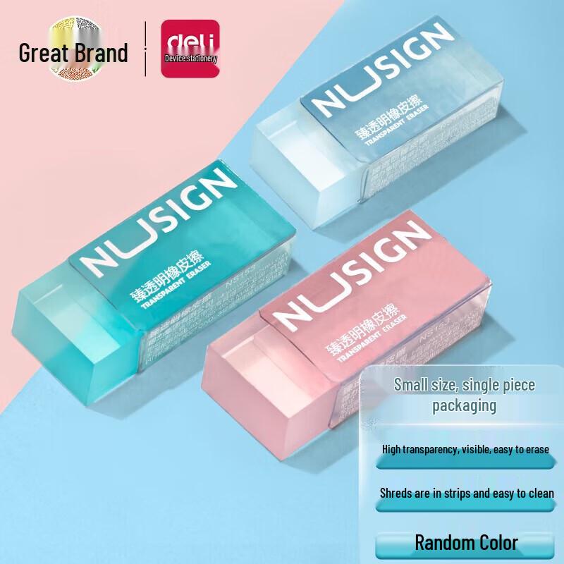 Deli New Sai Transparent Eraser