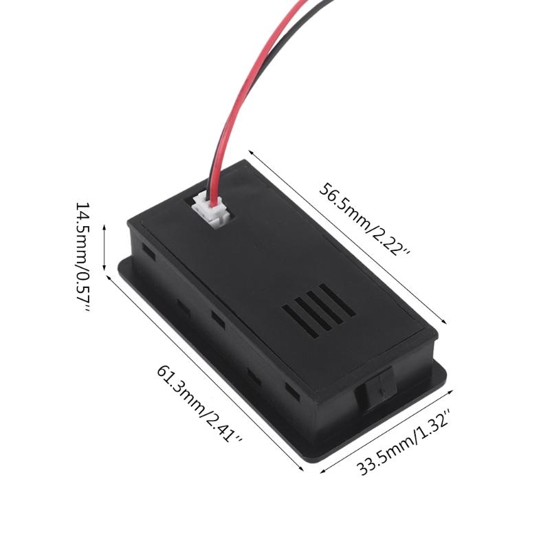 DC 12V 24V 48V Lead Acid Lithium Battery Capacity Indicator Car Motorcycle Digital Voltmeter Voltage Tester Meter To