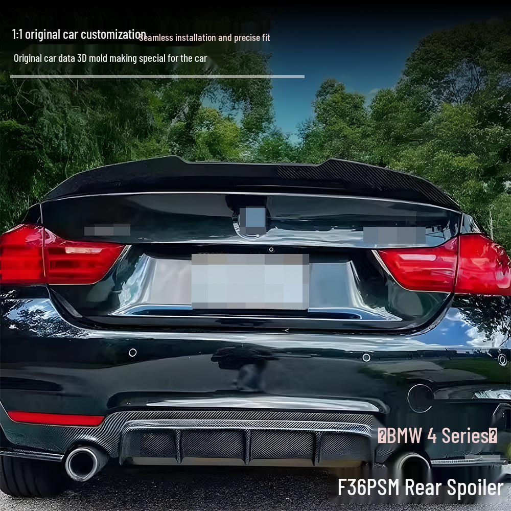 BMW 4 Series F36 4-Door Rear Spoiler (2014-2021) - PSM Style, Easy Installation