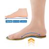 Orthopädische Einlegesohle mit Fußgewölbestütze für Plattfüße Innen Außen Achter-Design Herren Damen Sportschuh-Einlegesohlen