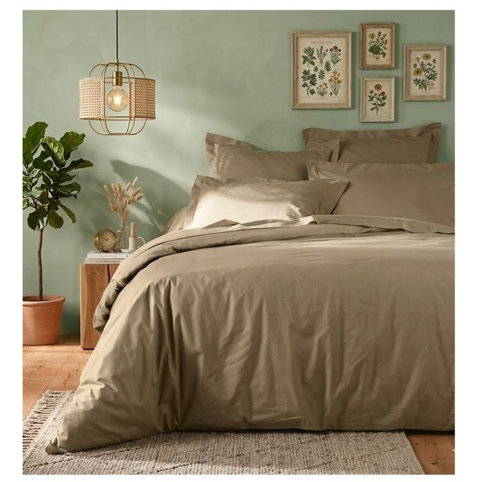 Housse de couette - EDEN - Line - 220 x 240 cm - 100% coton - finition 57 fils/cm²