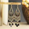 Bohemian Long Tassel Earrings For Women Bead Handmade Tassel Earrings Boho Gold Color Drop Dangle Jewelry Boucle Oreille Femme