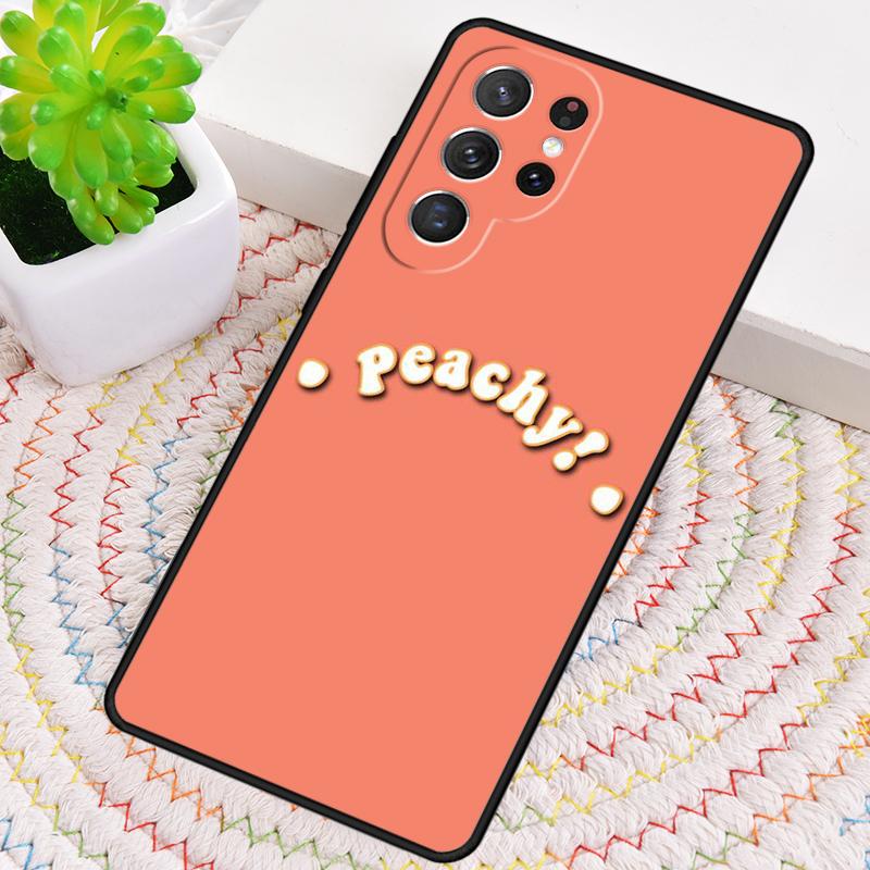 Coque de téléphone Motif Pêches Roses Peachy Pour Samsung Galaxy note 10 pro S26 S25 S24 S23 S22 Ultra Plus S21 FE S20 Housse antichoc