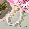 Handmade Beaded Candy Color Bow Keychain & Phone Charm
