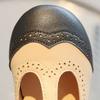 Kids Shoes Girls Shoe PU Leather Girls Dress Shoe Hollow Princess Shoes Girls Mary Jane Flats Kids