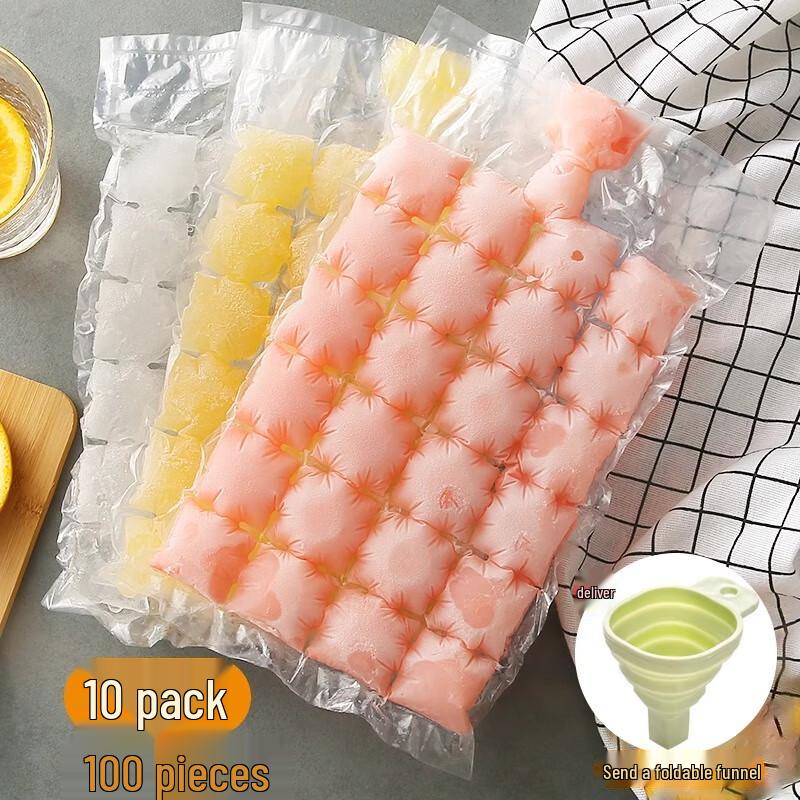 

Yuzhuxun Self-Sealing Ice Cube Bags with Funnel