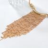 Multi-layer Long Sweater Chain Tassel Bead Bohemian Style Necklace Tassel Long Necklace  Party