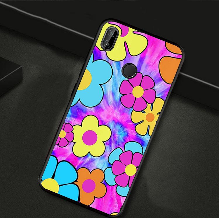 Hippie Daisy Tie-dye Flower Peace For Huawei Nova 10 9 SE 3i 7i 8i 11i 12i Y73 Y90 Y70 Y72 Y61 Y91 P60 Pro P30 P40 Lite Case