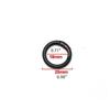 Black Metal Spring O Rings Durable Rustproof Multiple Sizes For Diy Craft Bag Making Keychain Accessories