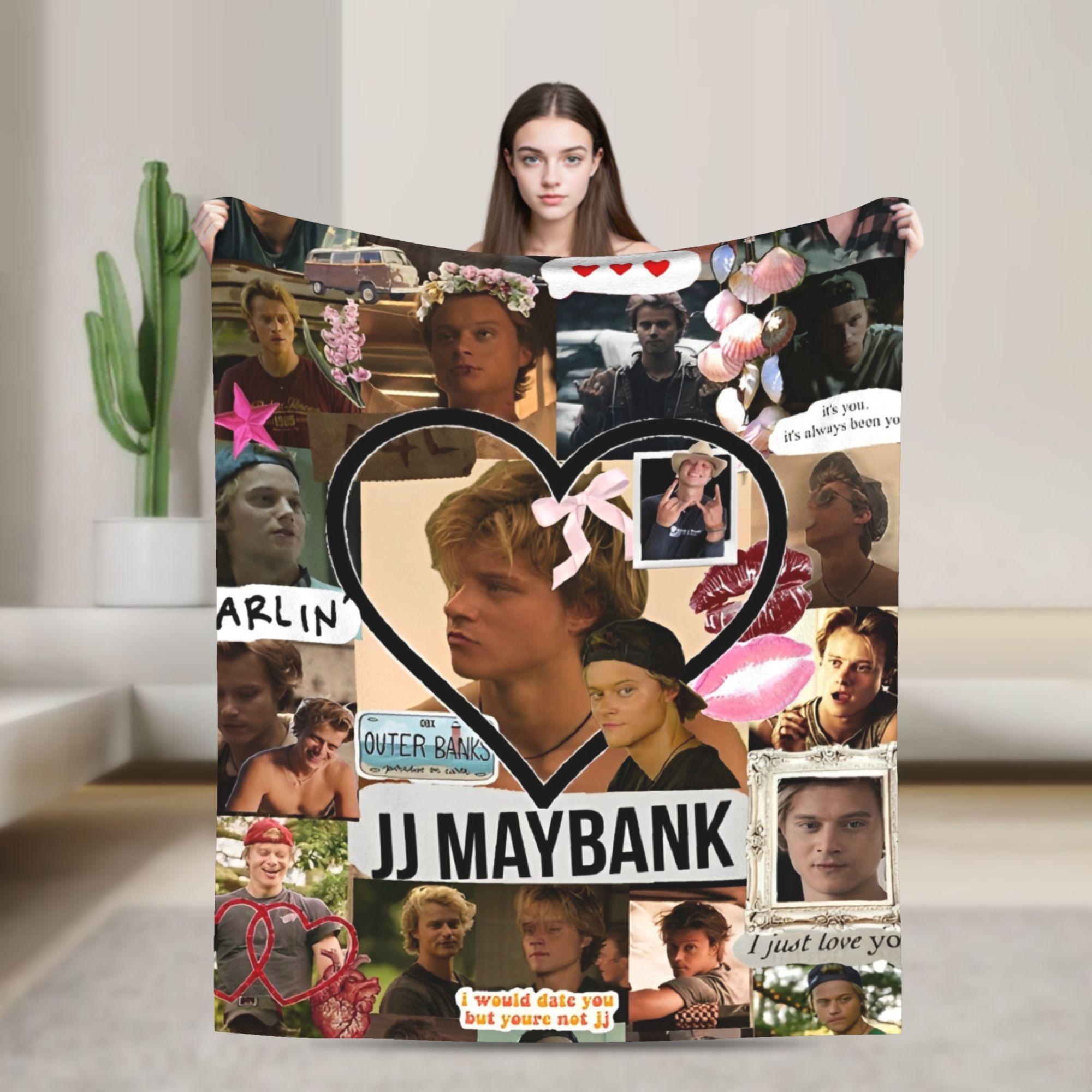 JJ Maybank  Soft Warm Blanket Rudy Pankow  Decorative Plush Throw Blanket Aesthetic Couch Chair Flannel Bedspread Sofa Bed Cover 75X95CM