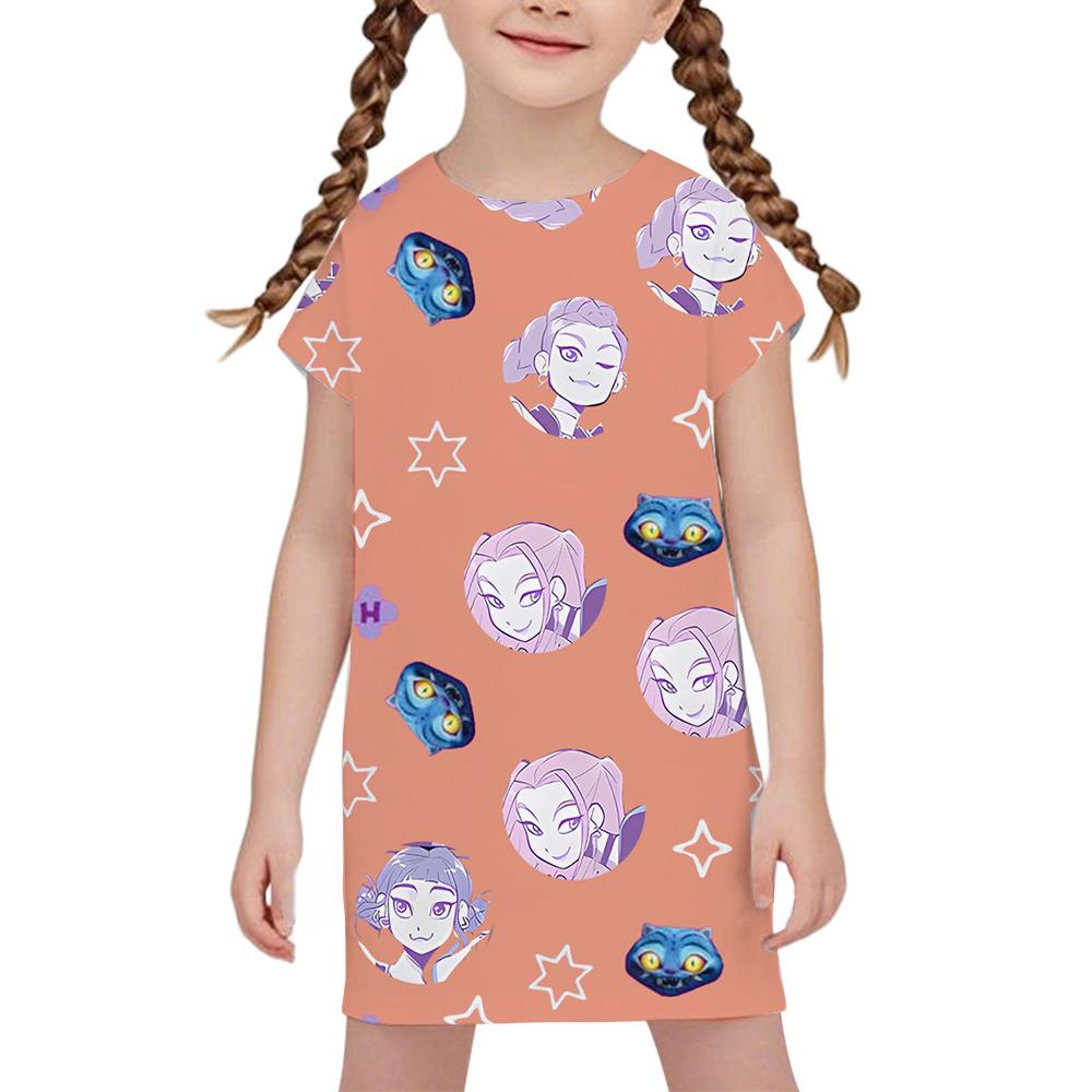 Girls Witch Group Same Style Pajamas Dress Children's Clothing