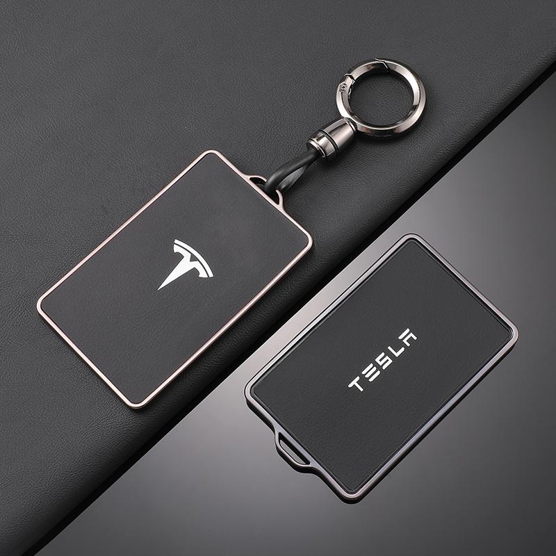 Шкіряний TPU Чохол-Оболонка для Автомобіля NFC Ключа Брелок Для Tesla Model 3 Model S Model X Model Y Безключовий Захисний Тримач Авто Аксесуари