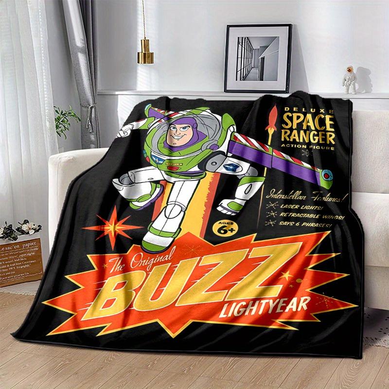 1pc, Buzz Lightyear Deluxe Space Ranger: A Perfect Gift, Blanket, Ideal for Bedroom, Living Room, Travel, Camping, Car, Beach, Office Naps, Suitable a