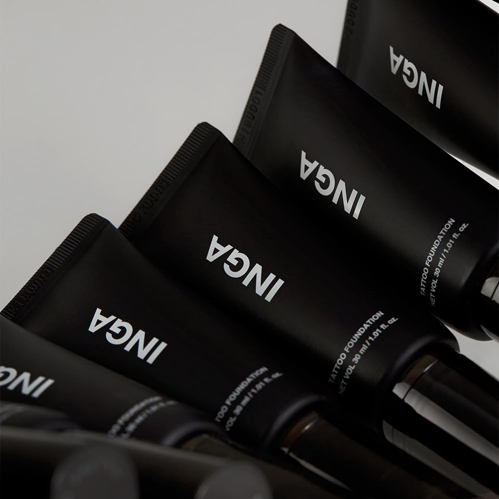 INGA Tattoo Foundation Neutral Beige A Calm Tone of Beige for Everyday Use (22N) (NEUTRAL BEIGE)