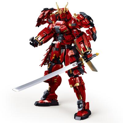 923pcs Mecha Division Kafei Samurai Building Blocks DIY Modeling Building Blocks Puzzle Building Blocks Suitable for Boys
